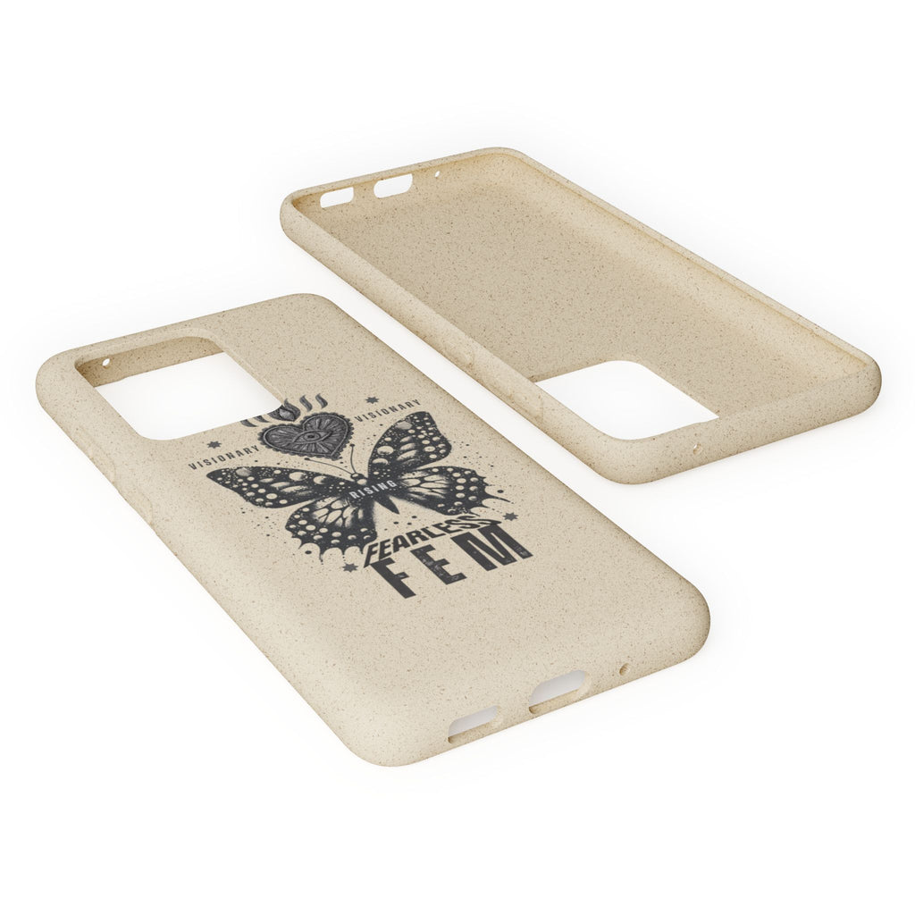 Fearless FEM butterfly phone case | biodegradable eco iPhone case