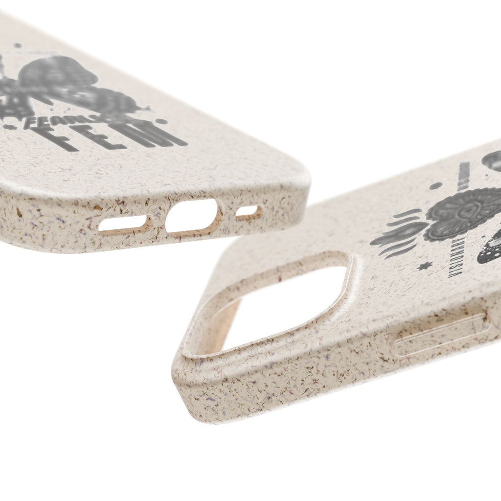 Fearless FEM butterfly phone case | biodegradable eco iPhone case