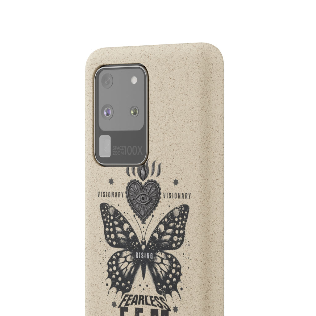 Fearless FEM butterfly phone case | biodegradable eco iPhone case