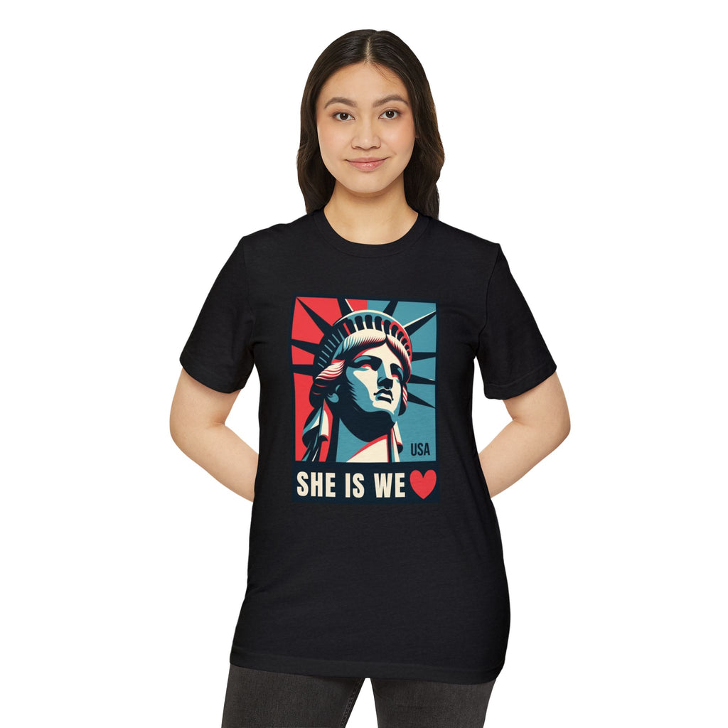 Liberty Feminist Tee | Bold & Proud Statement Shirt | USA Patriotism with Sass