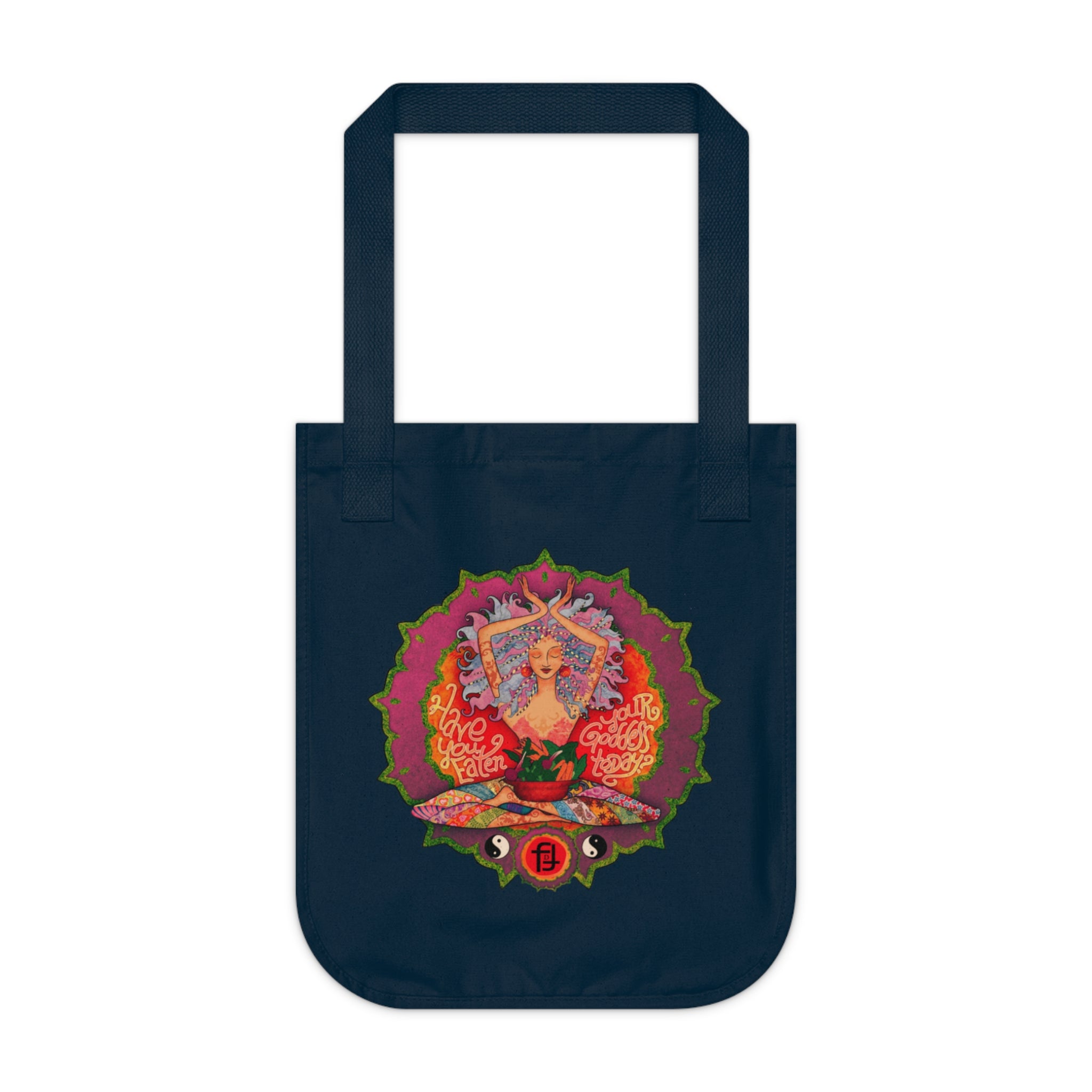Goddess Tote Bag | Boho Mandala Canvas Tote