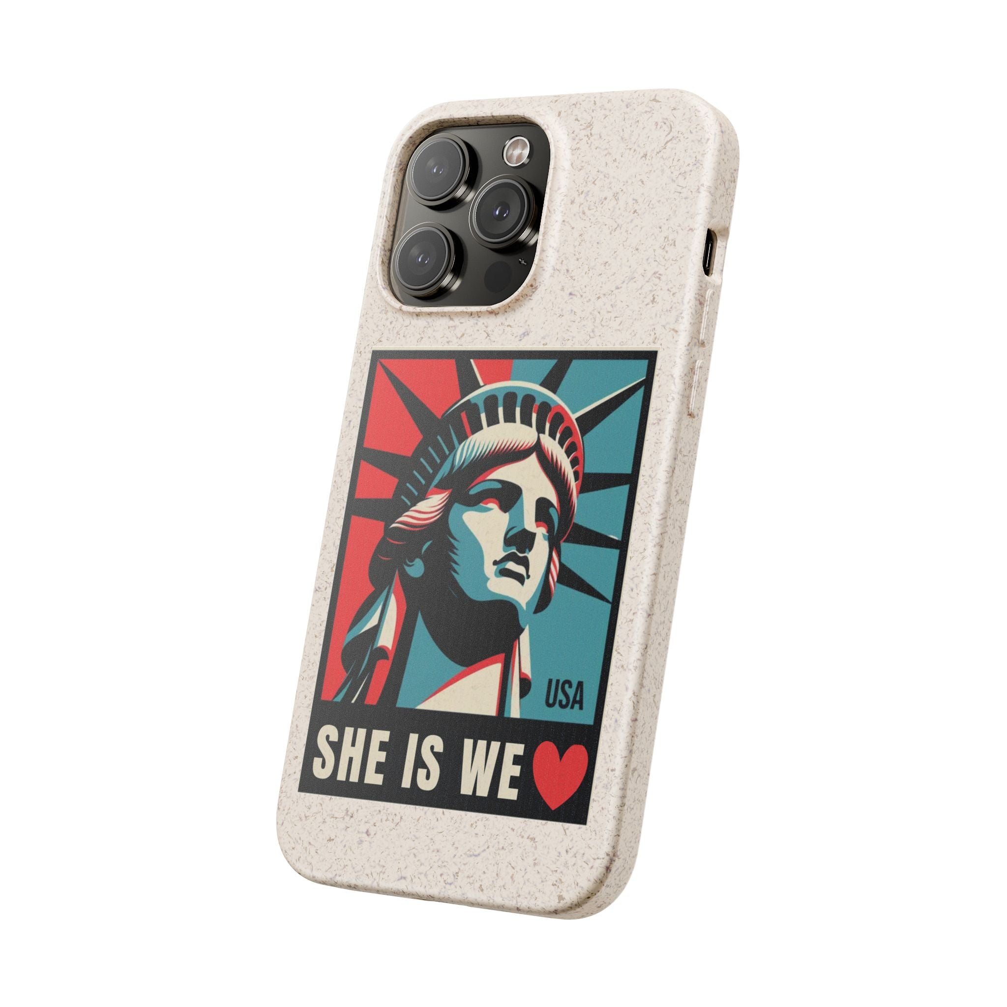 She Is We Statue of Liberty phone case | Biodegradable Diversity iPhone Case