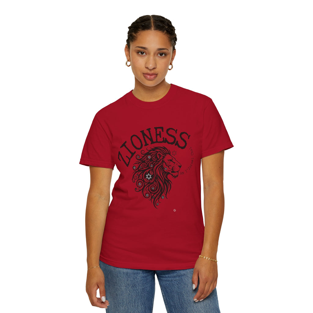 Lioness Zionist T-Shirt for Loud & Proud Jewish Goddesses