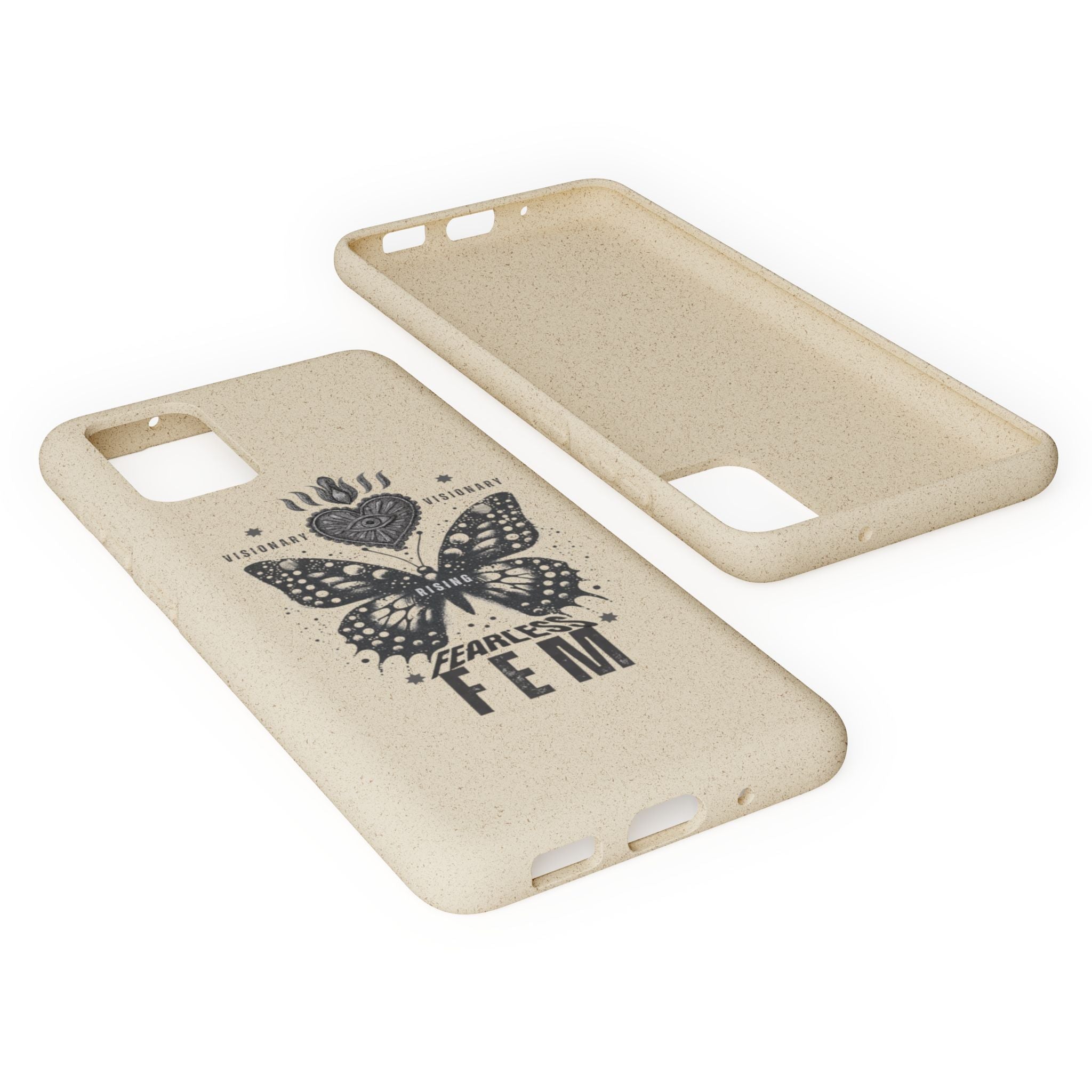 Fearless FEM butterfly phone case | biodegradable eco iPhone case