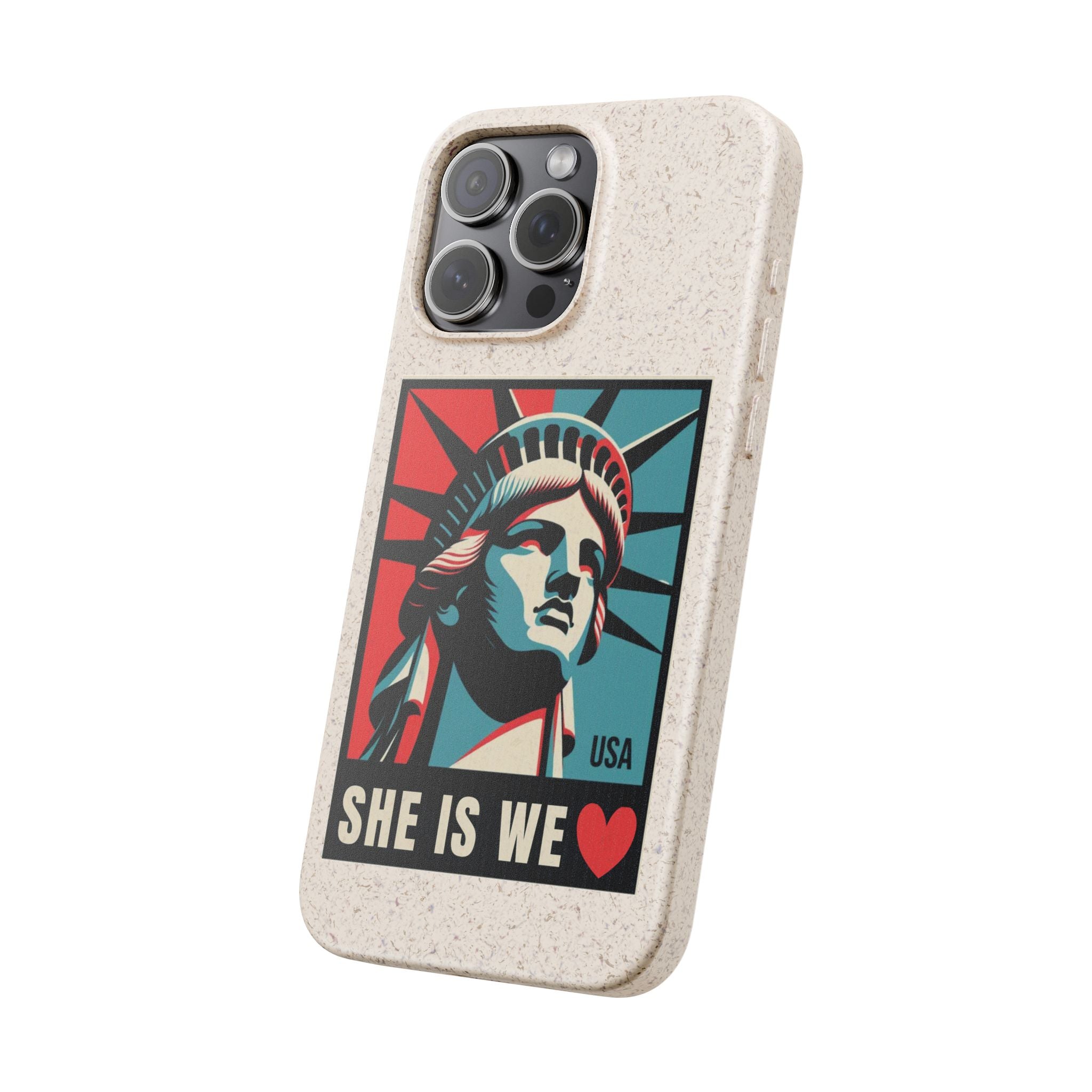 She Is We Statue of Liberty phone case | Biodegradable Diversity iPhone Case
