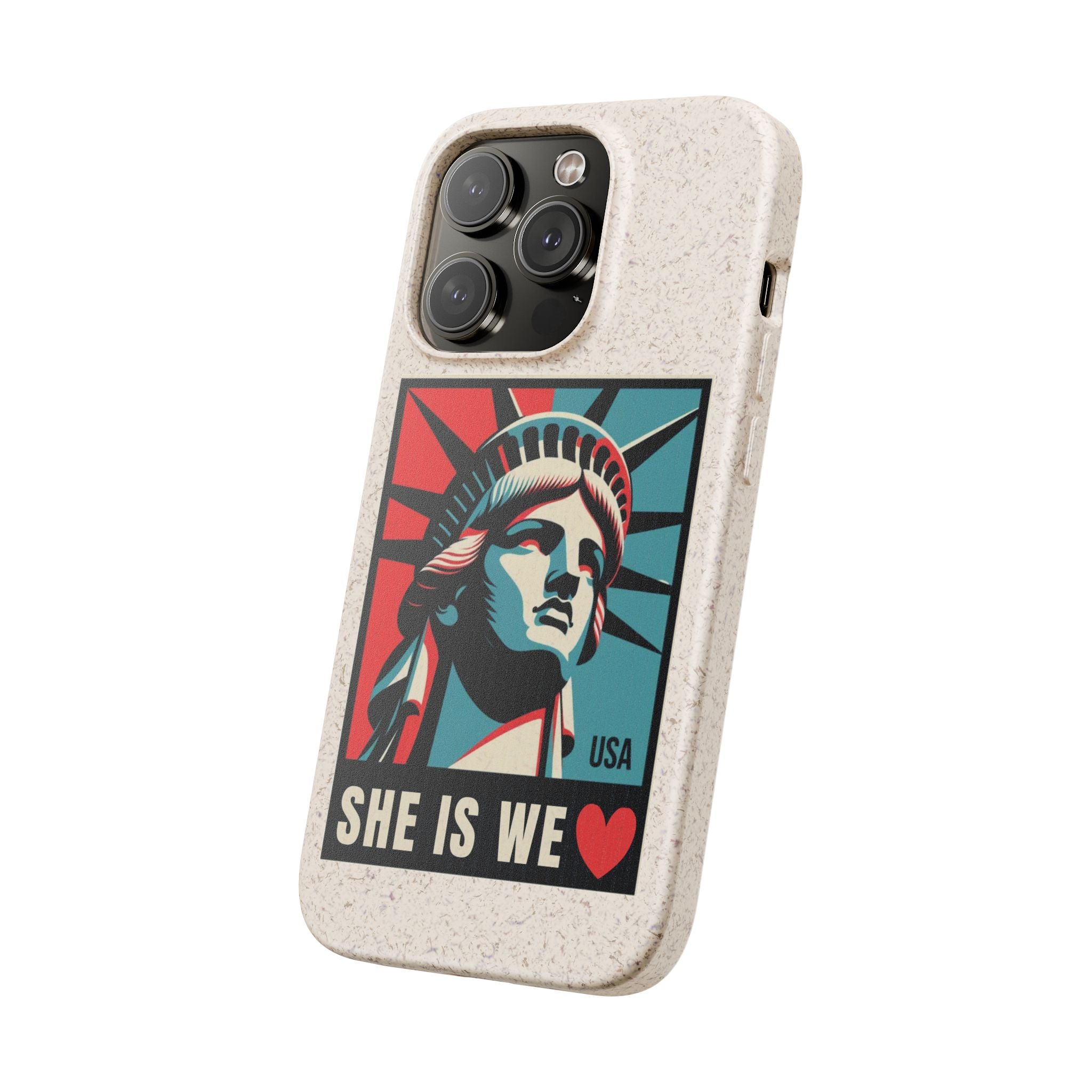 She Is We Statue of Liberty phone case | Biodegradable Diversity iPhone Case