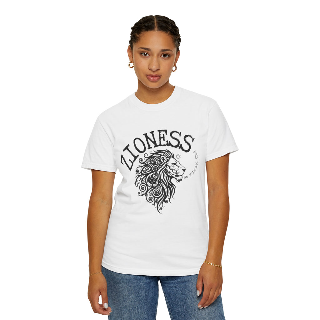 Lioness Zionist T-Shirt for Loud & Proud Jewish Goddesses