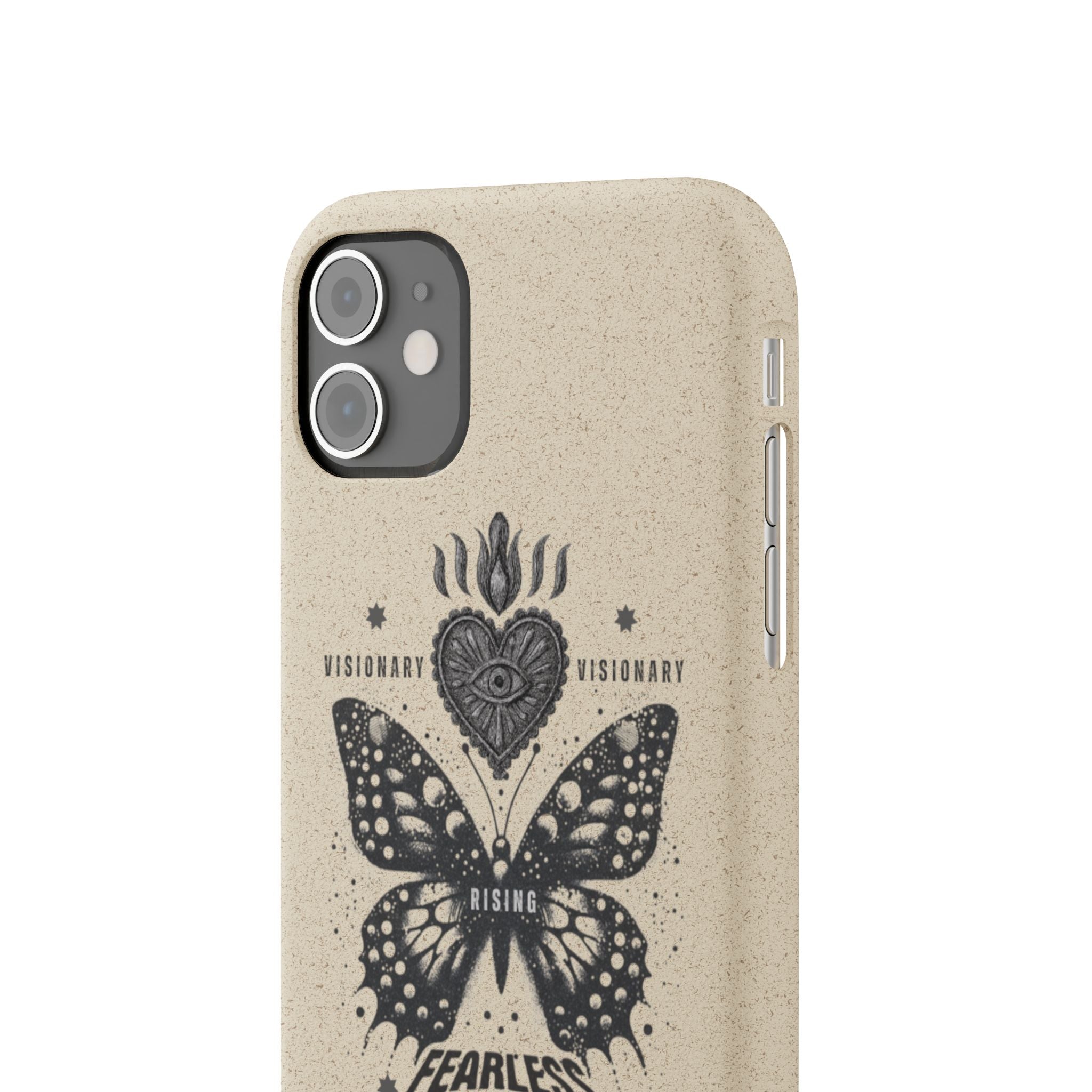 Fearless FEM butterfly phone case | biodegradable eco iPhone case