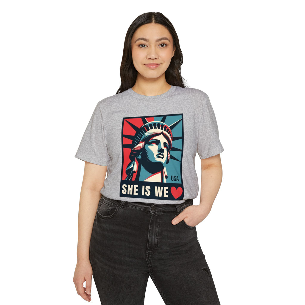 Liberty Feminist Tee | Bold & Proud Statement Shirt | USA Patriotism with Sass
