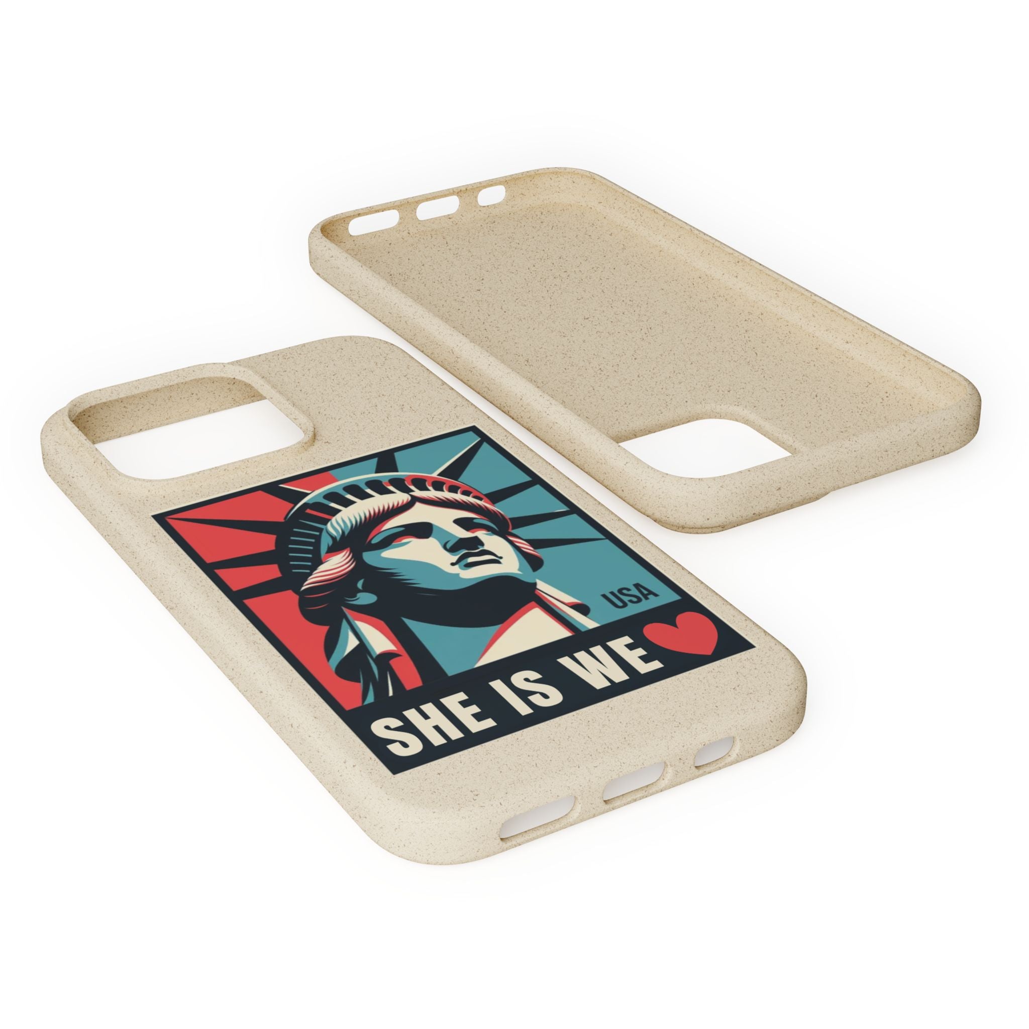 She Is We Statue of Liberty phone case | Biodegradable Diversity iPhone Case