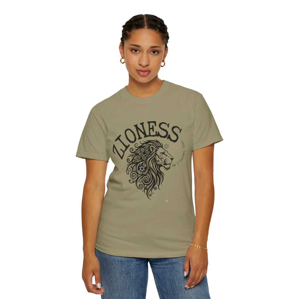 Lioness Zionist T-Shirt for Loud & Proud Jewish Goddesses