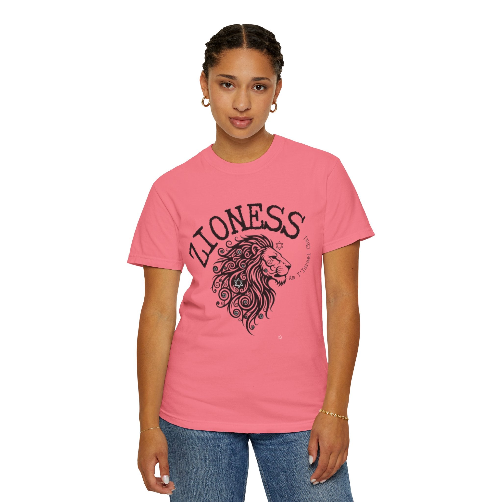 Lioness Zionist T-Shirt for Loud & Proud Jewish Goddesses