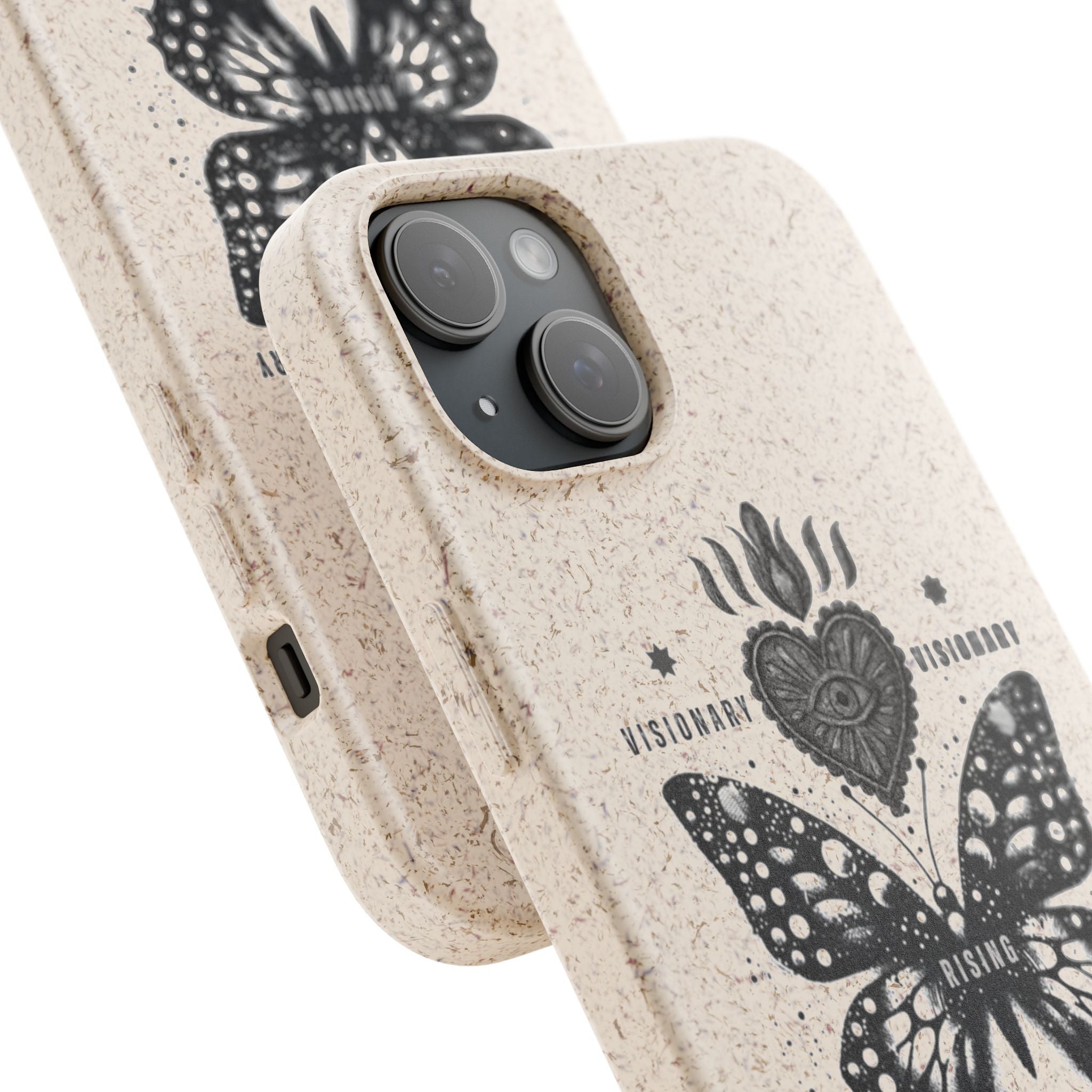 Fearless FEM butterfly phone case | biodegradable eco iPhone case