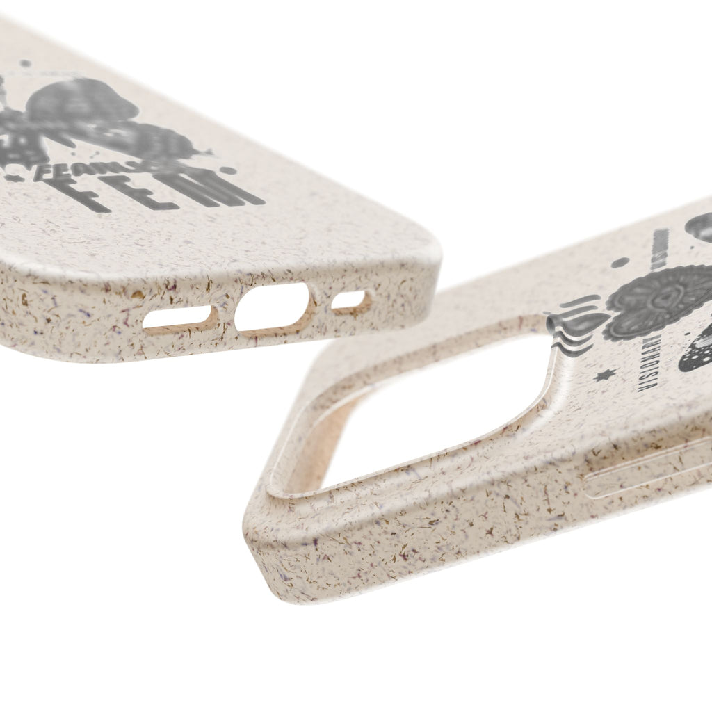 Fearless FEM butterfly phone case | biodegradable eco iPhone case